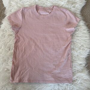 Everlane Blush Crew Neck Tee
